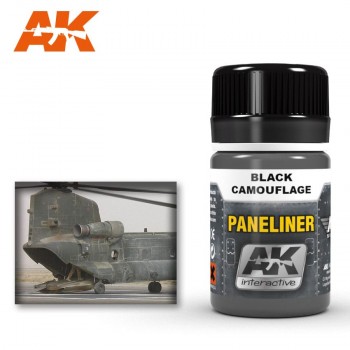 AK PANELINER FOR BLACK CAMOUFLAGE AK2075